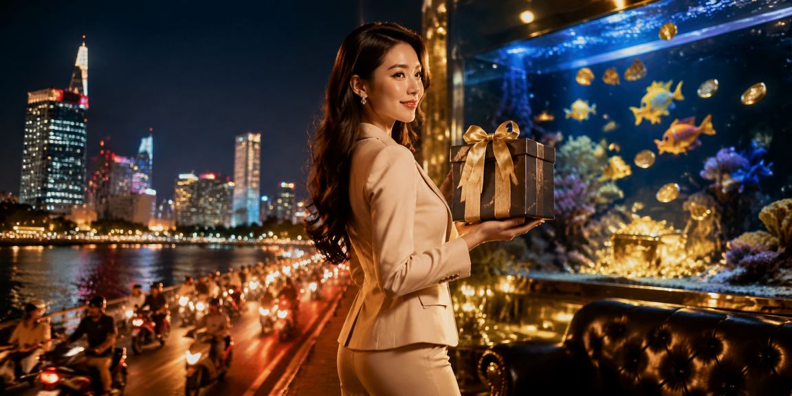 Thành viên VIP cm168 tại Thành phố Hồ Chí Minh nhận thưởng neon trong không khí sôi động